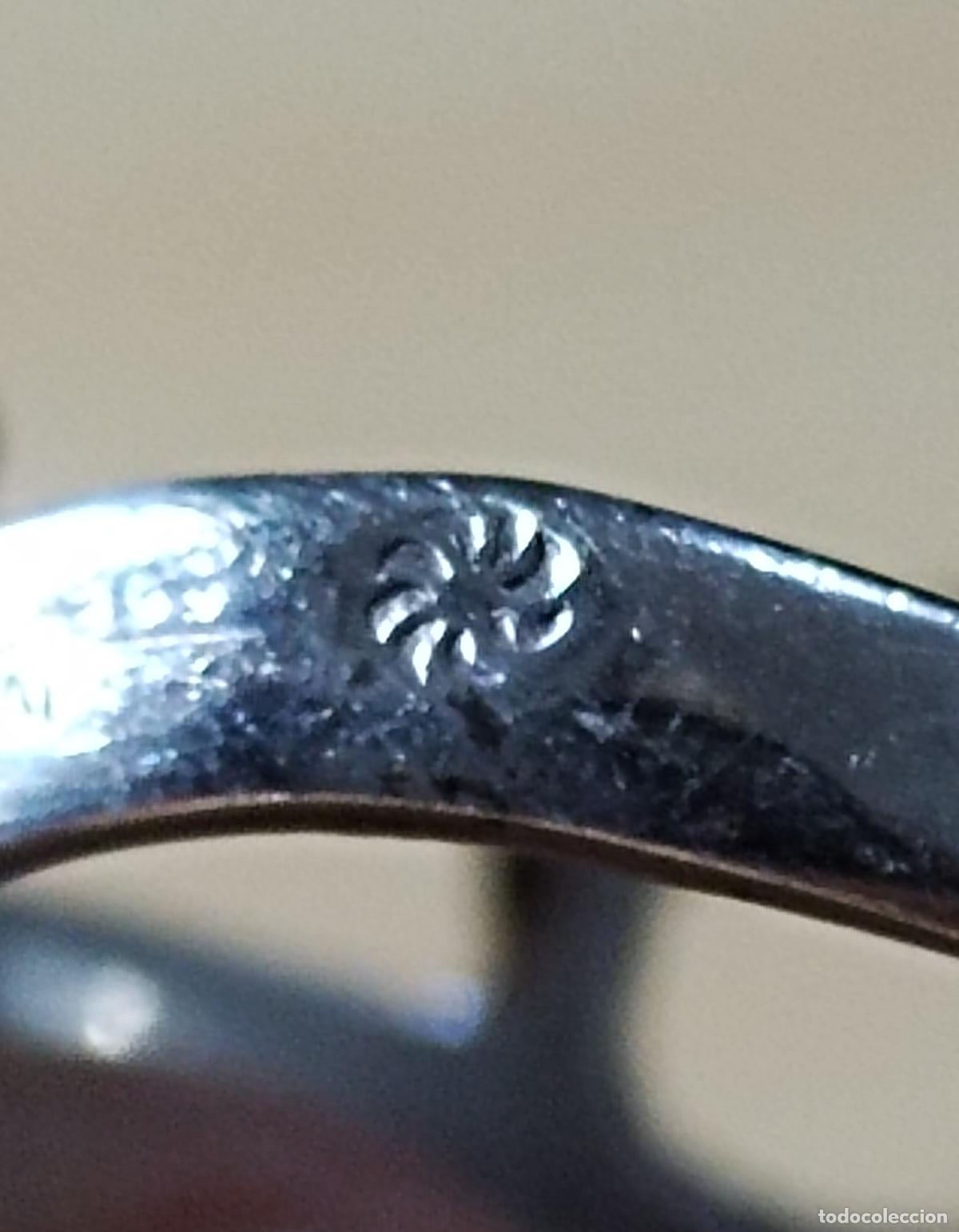 Joyeria: Anillo de plata de ley contrastada, con circonitas. - Foto 5