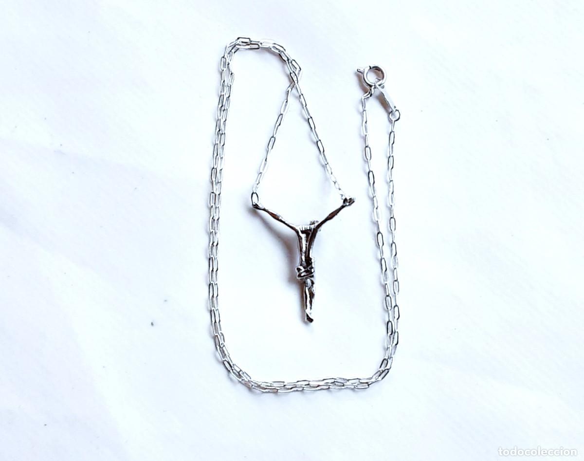 Joyeria: CRISTO DALI CON CADENA DE PLATA DE LEY 925 - Foto 2