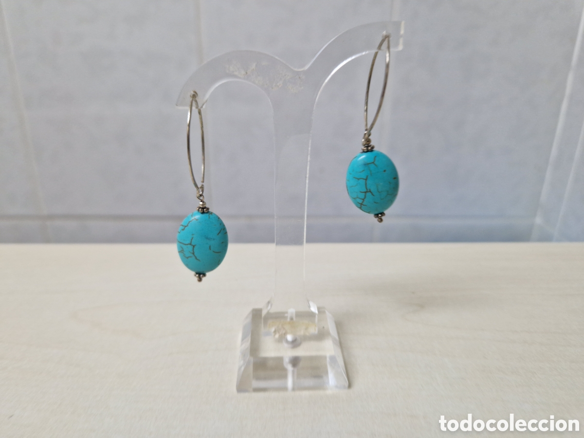 Joyeria: PENDIENTES PLATA Y TURQUESAS NUEVOS - Foto 4