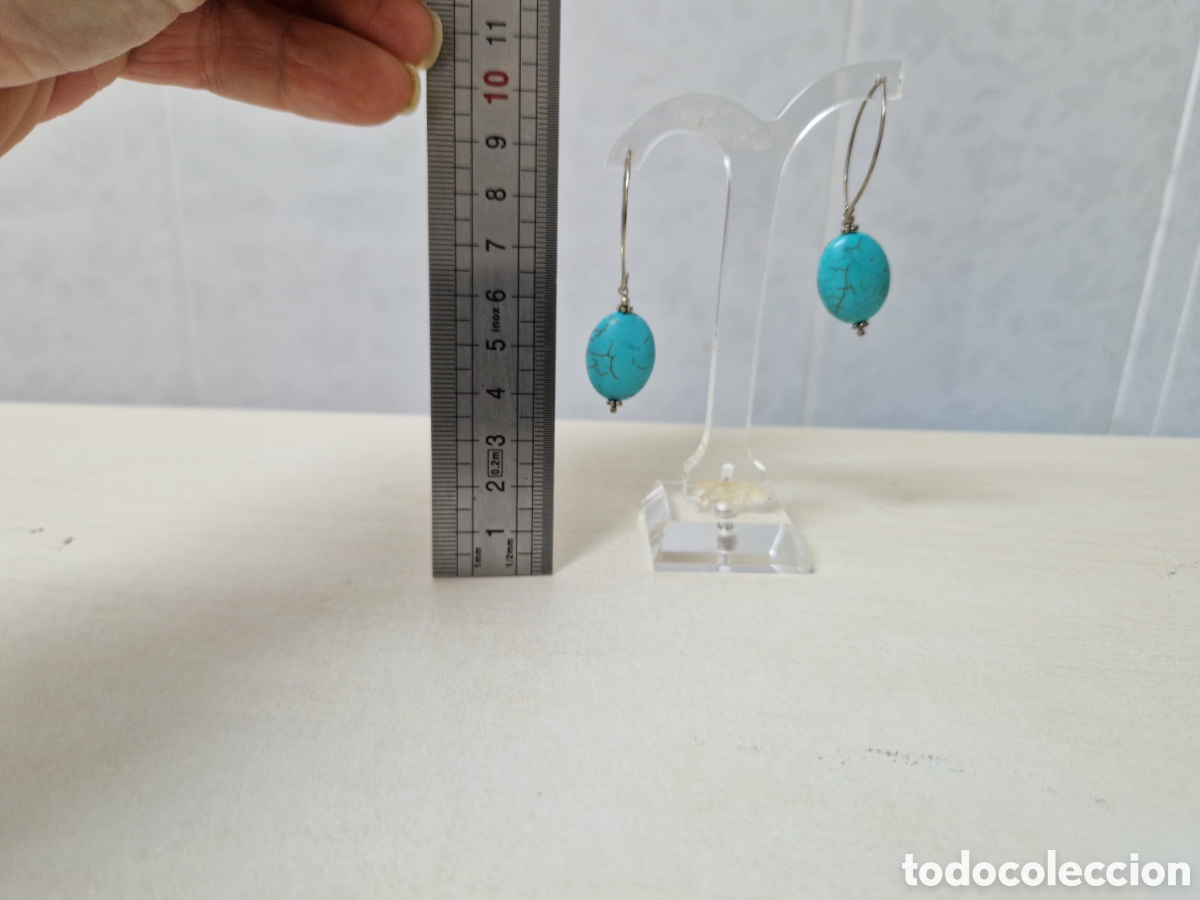 Joyeria: PENDIENTES PLATA Y TURQUESAS NUEVOS - Foto 6