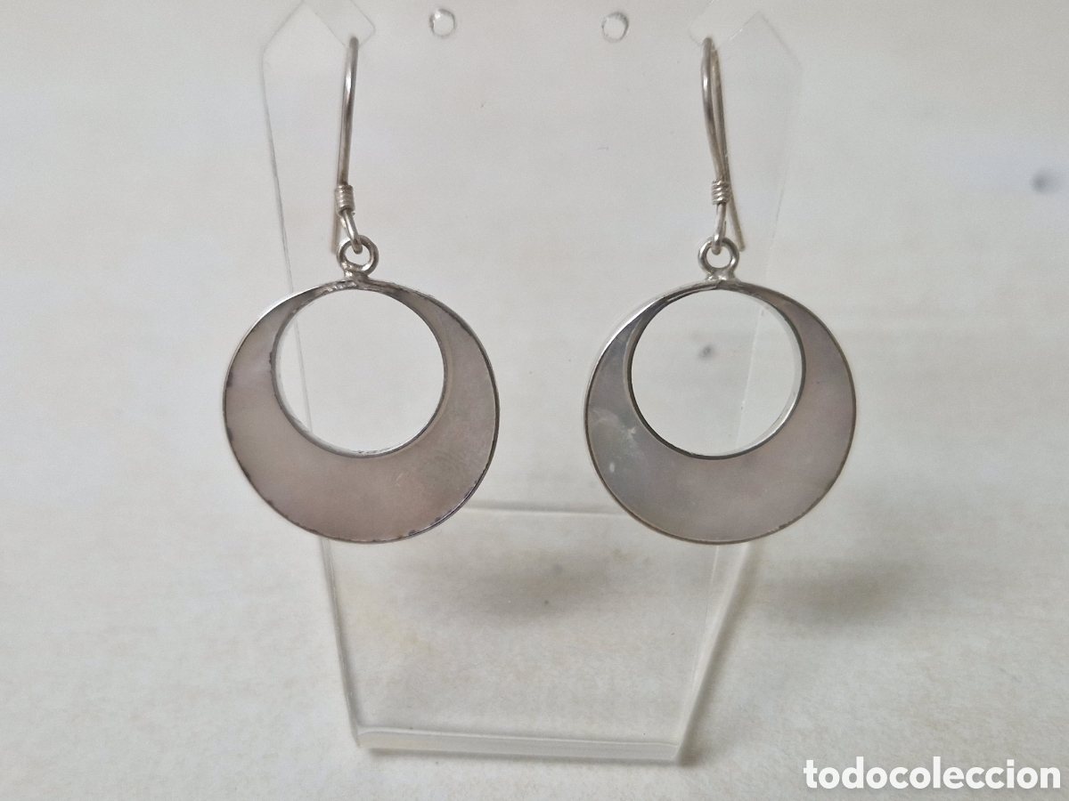 Joyeria: PENDIENTES PLATA Y NACAR NUEVOS - Foto 7