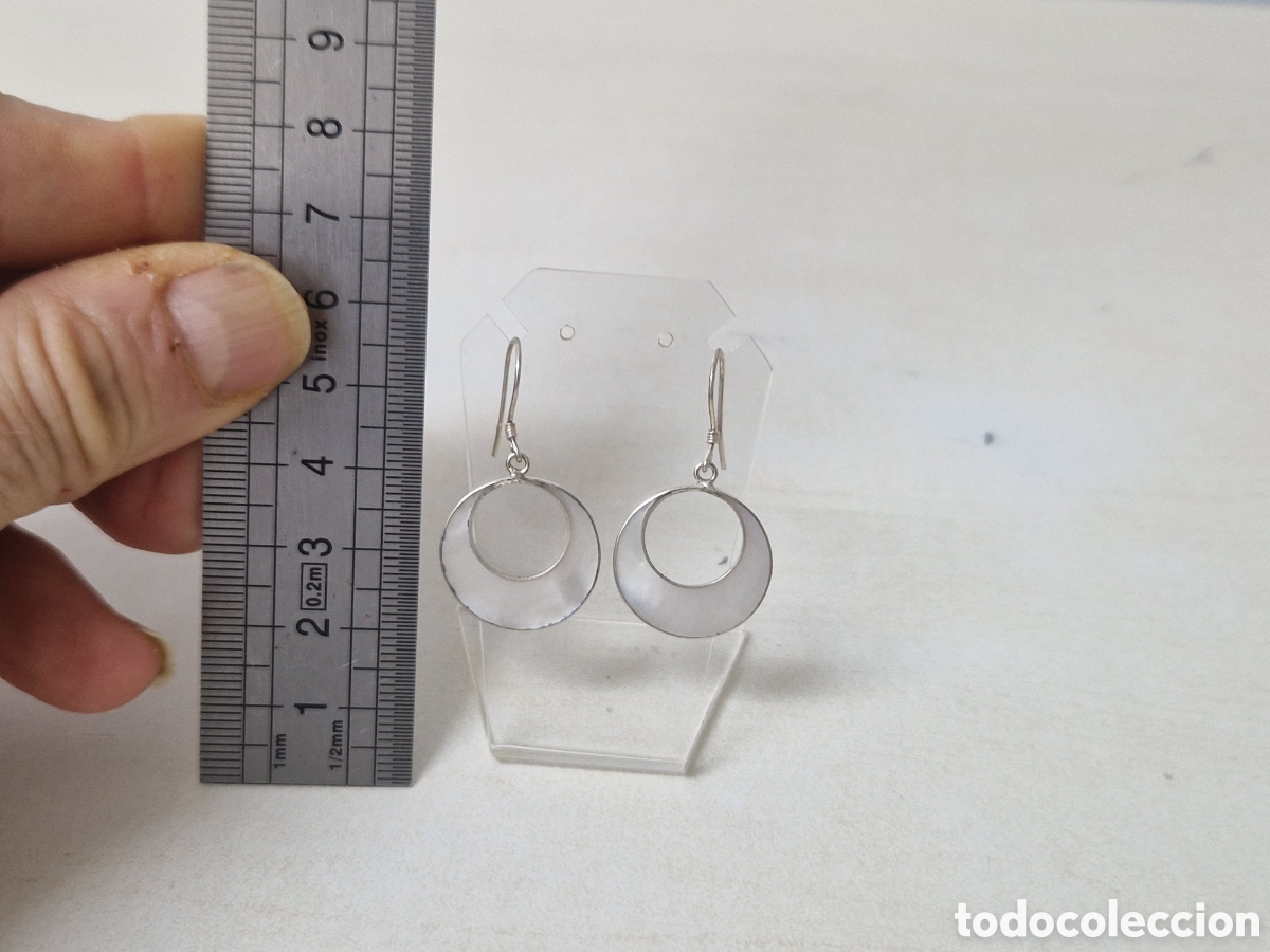 Joyeria: PENDIENTES PLATA Y NACAR NUEVOS - Foto 8