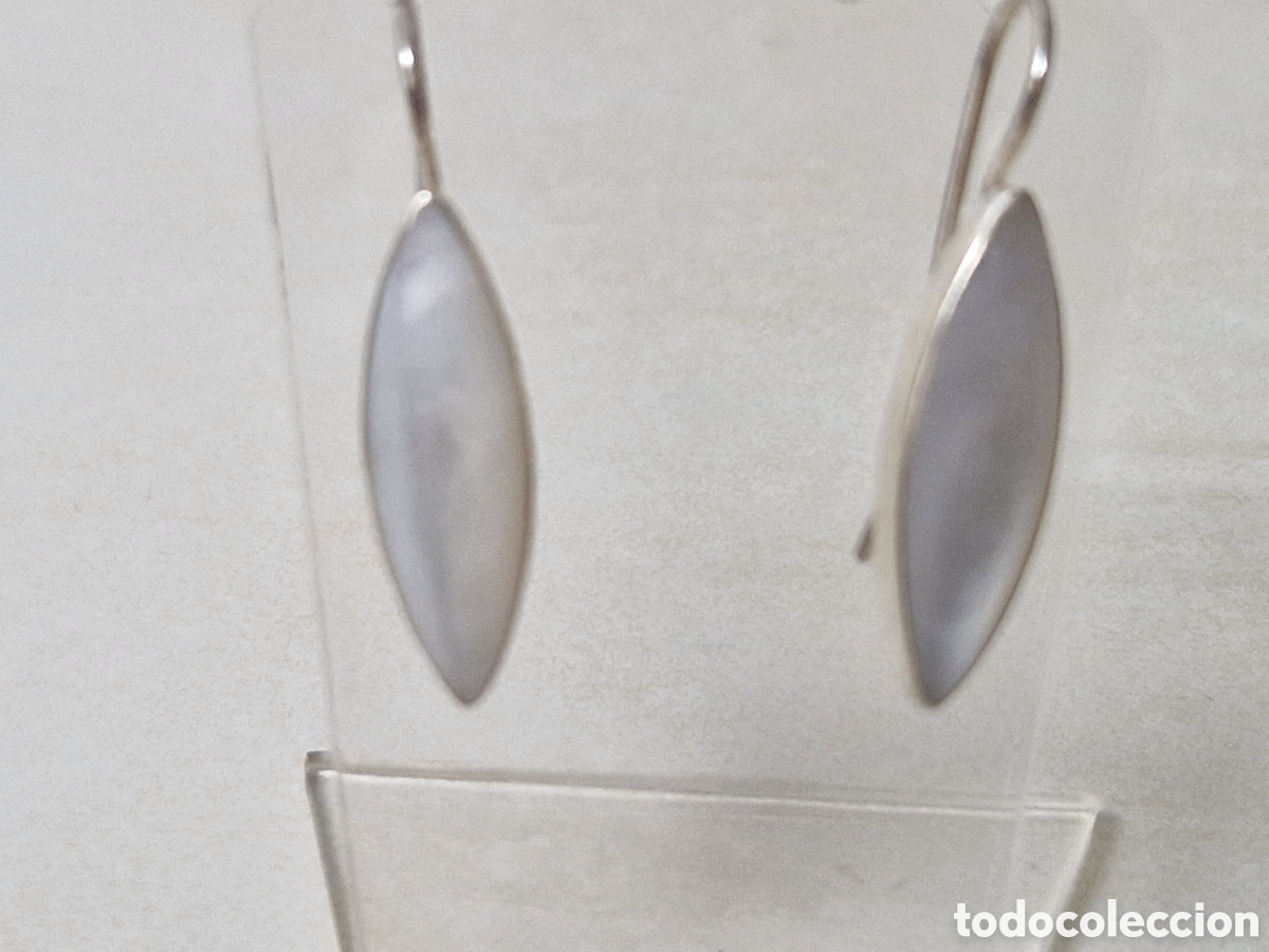 Joyeria: PENDIENTES PLATA Y NACAR NUEVOS - Foto 4