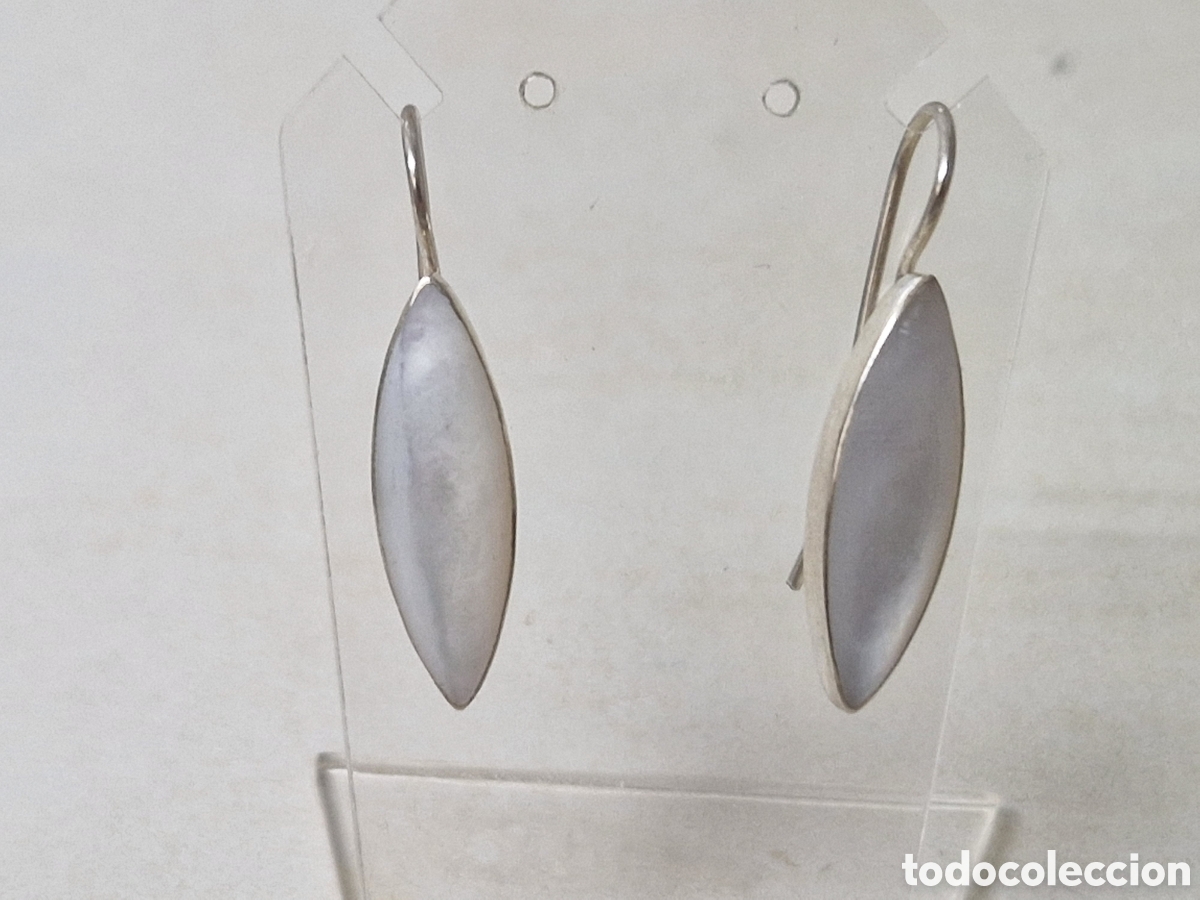 Joyeria: PENDIENTES PLATA Y NACAR NUEVOS - Foto 2