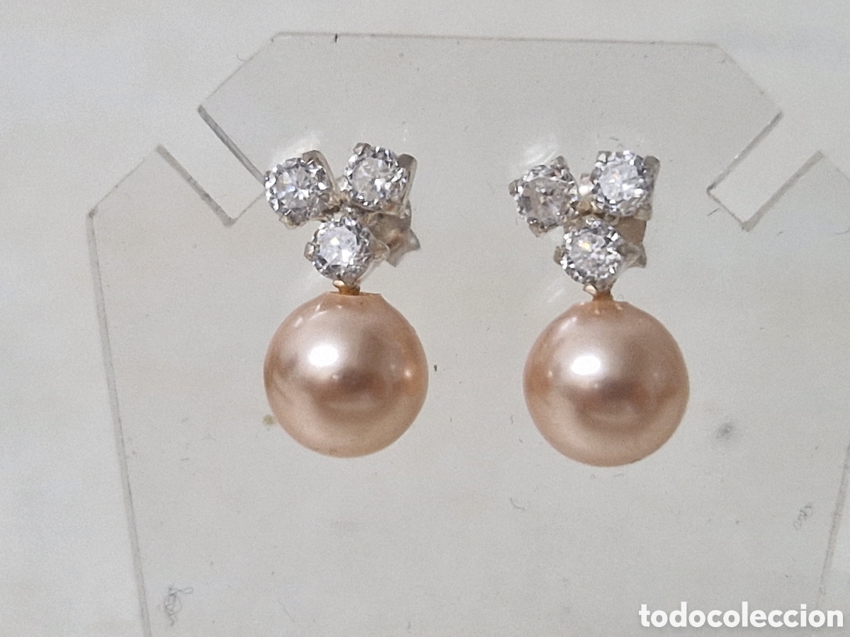 Joyeria: PENDIENTES PLATA Y PERLAS ROSAS - Foto 5