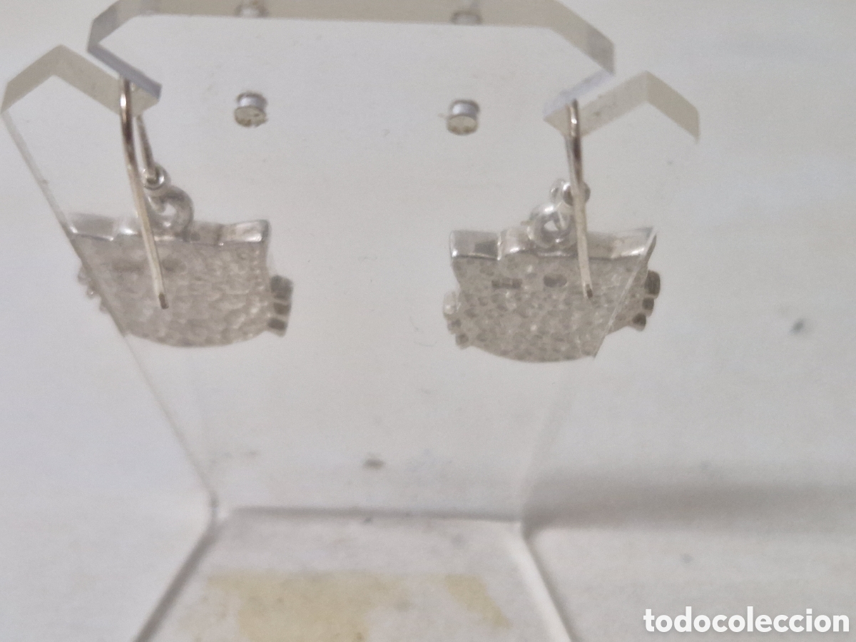 Joyeria: PENDIENTES PLATA Y ESMALTE GATOS - Foto 4