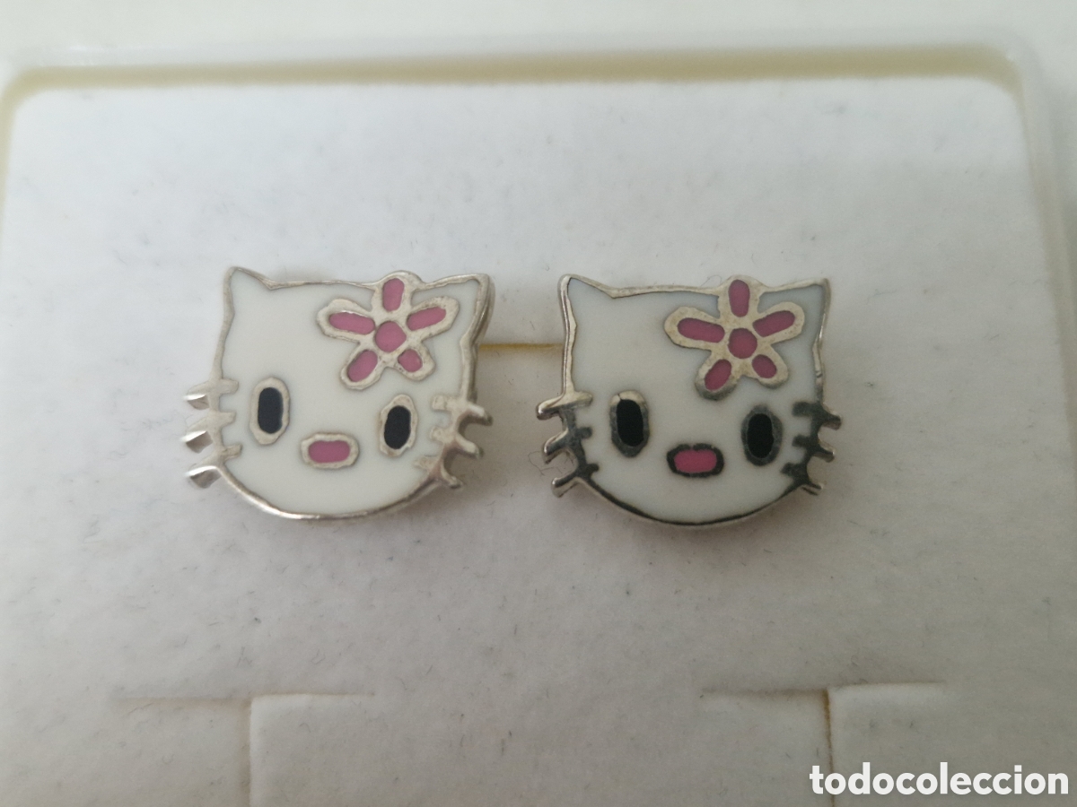 Joyeria: PENDIENTES PLATA Y ESMALTE GATOS - Foto 2