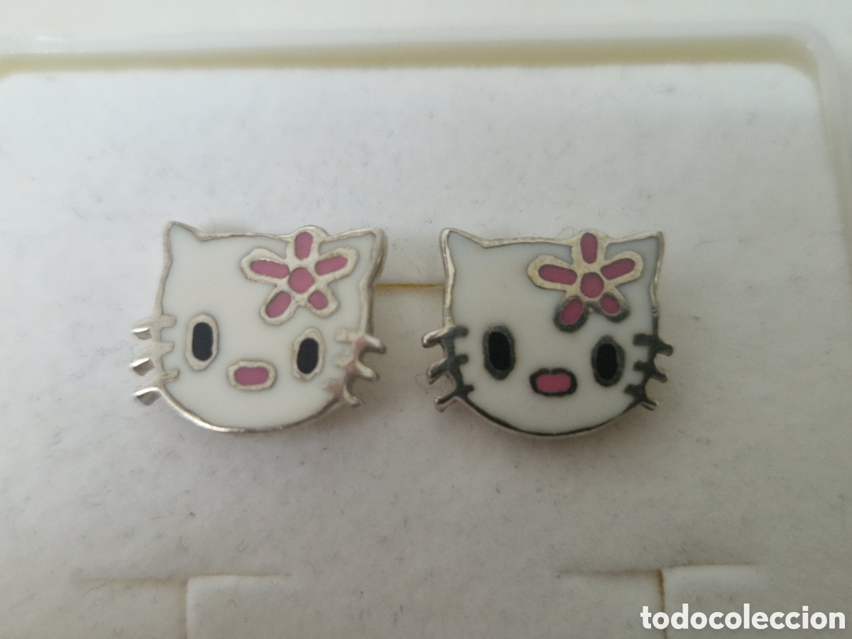 Joyeria: PENDIENTES PLATA Y ESMALTE GATOS - Foto 3
