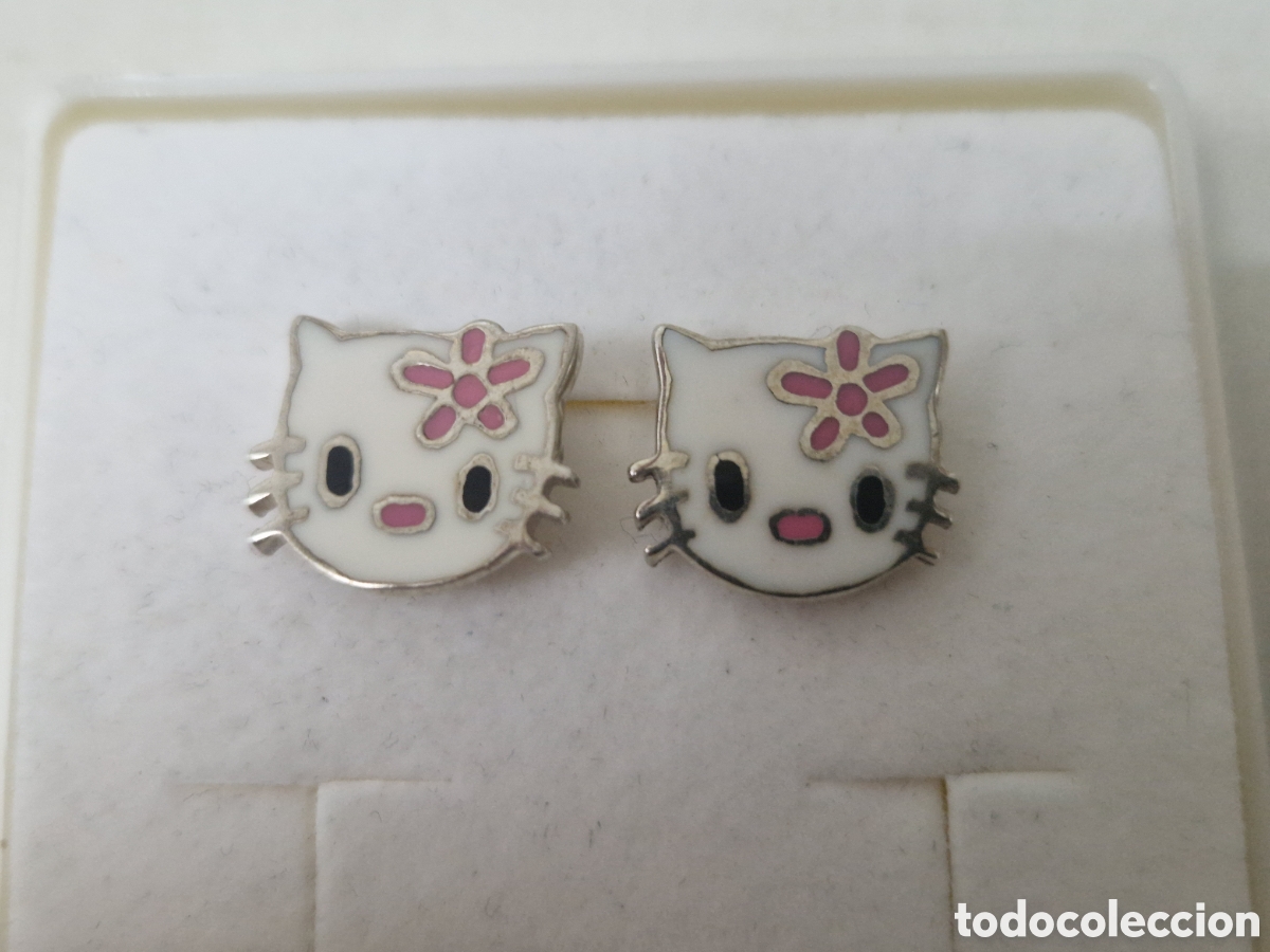 Joyeria: PENDIENTES PLATA Y ESMALTE GATOS - Foto 1