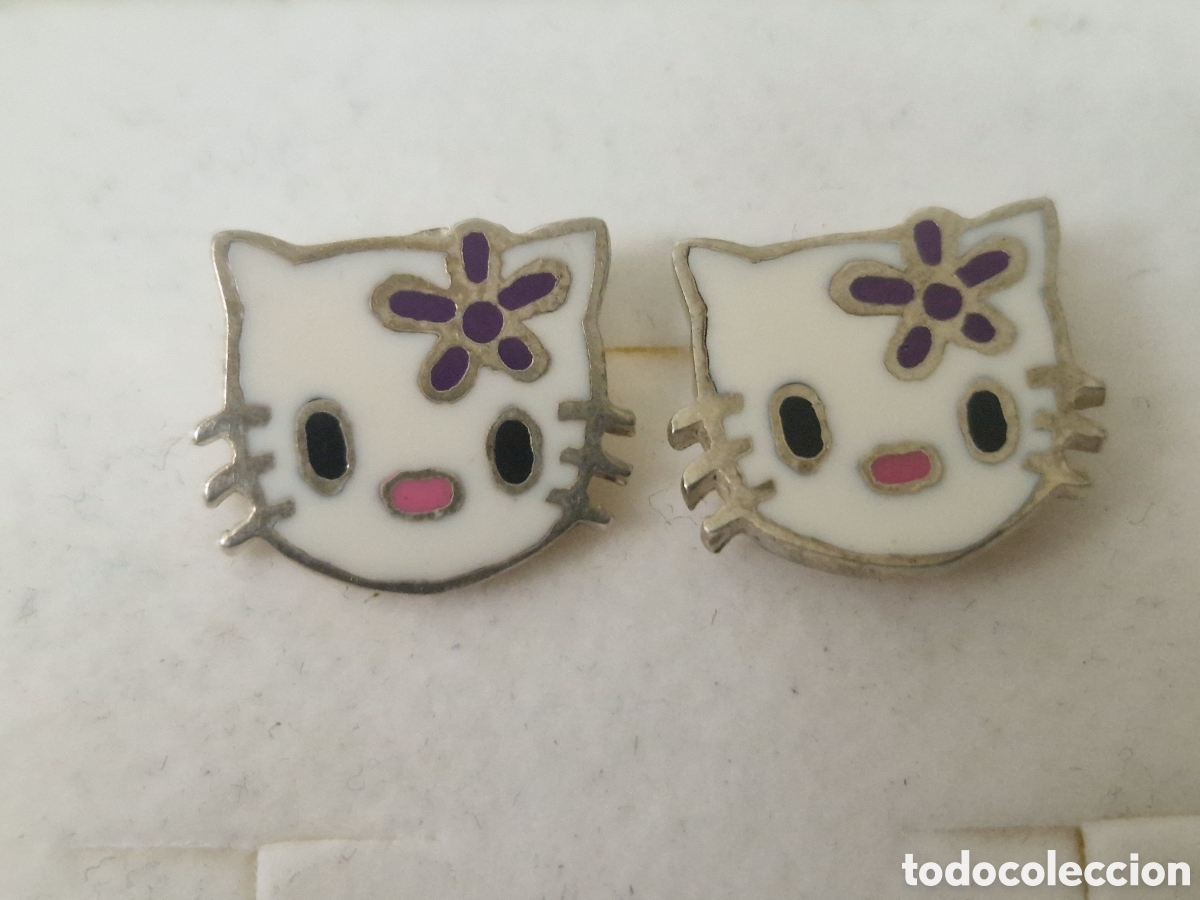 Joyeria: PENDIENTES PLATA DE LEY Y ESMALTE GATOS - Foto 2