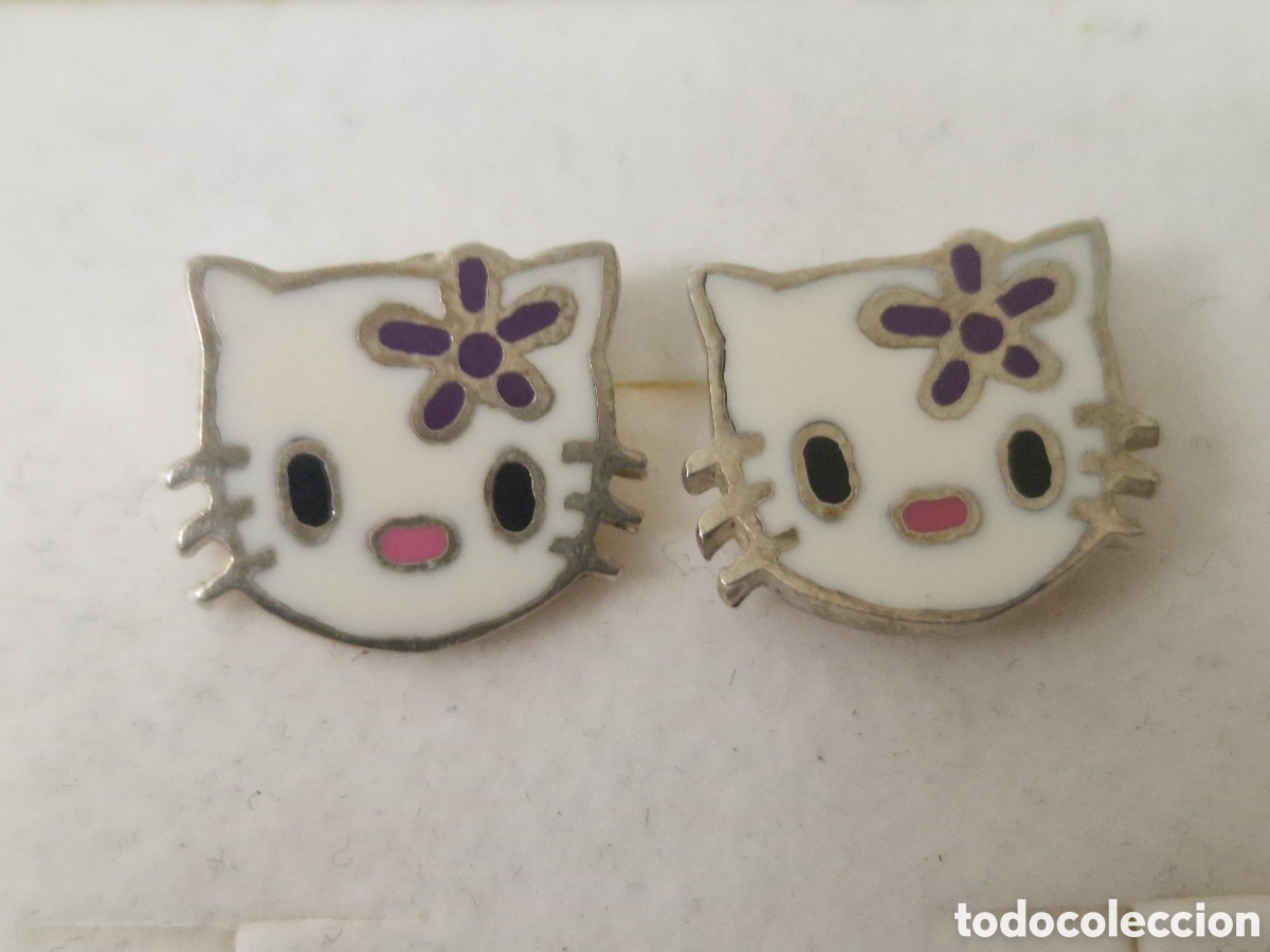 Joyeria: PENDIENTES PLATA DE LEY Y ESMALTE GATOS - Foto 3