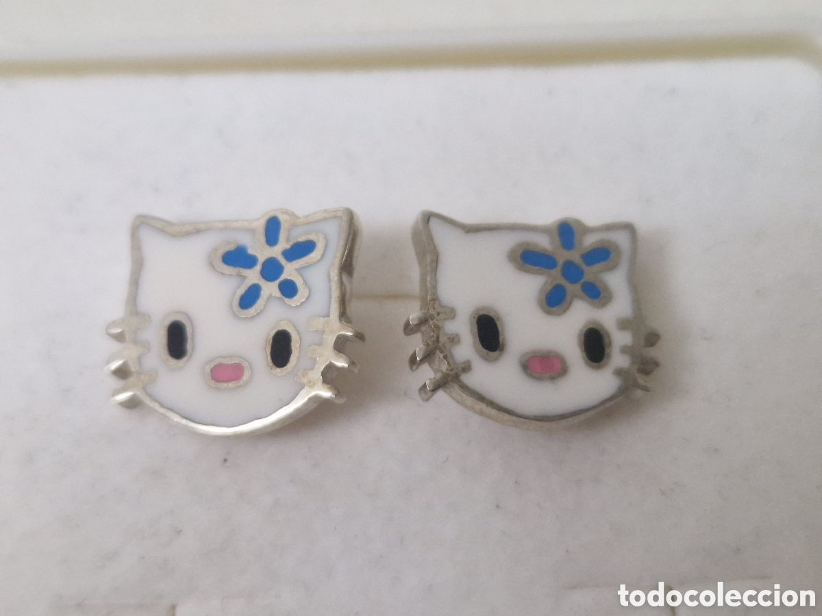 Joyeria: PENDIENTES PLATA Y ESMALTE GATOS - Foto 2