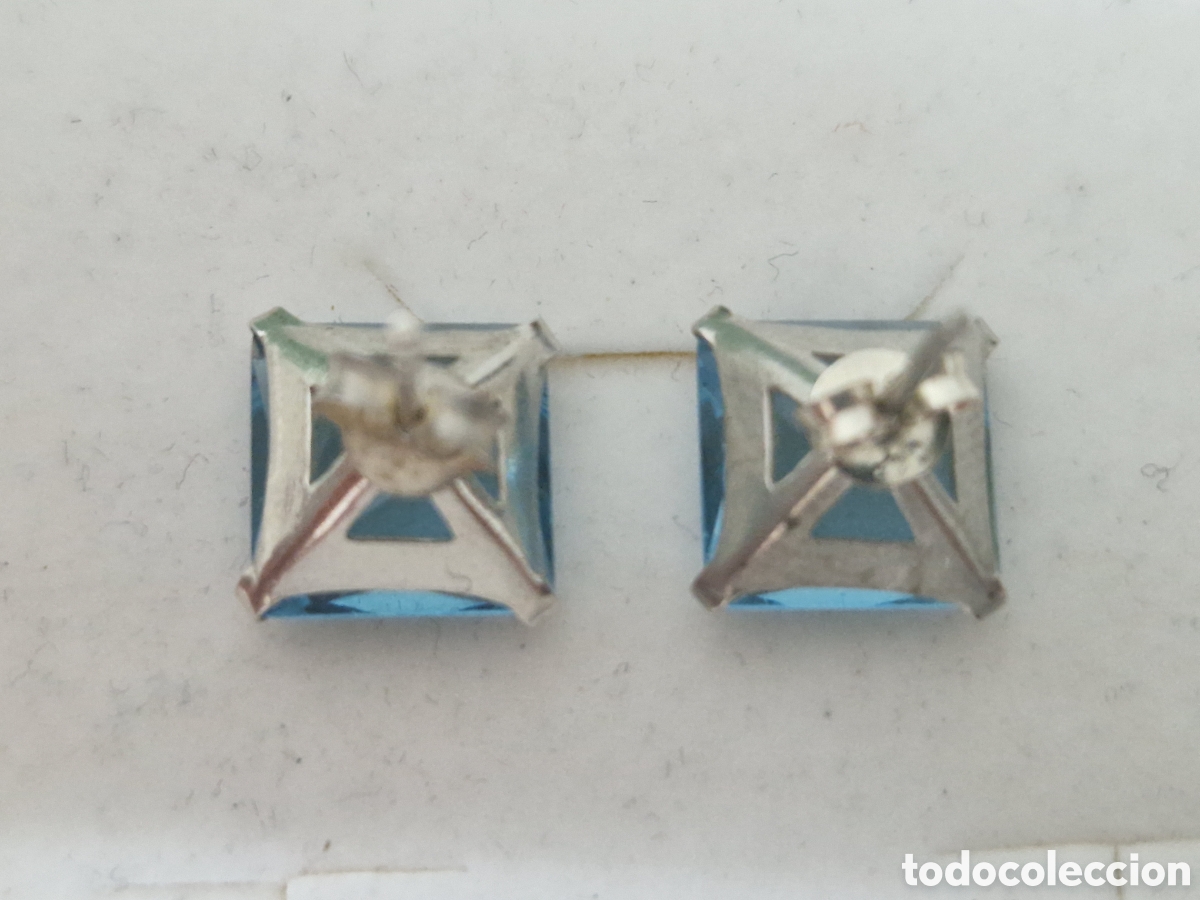 Joyeria: PENDIENTES PLATA CON PIEDRAS AZULES - Foto 5