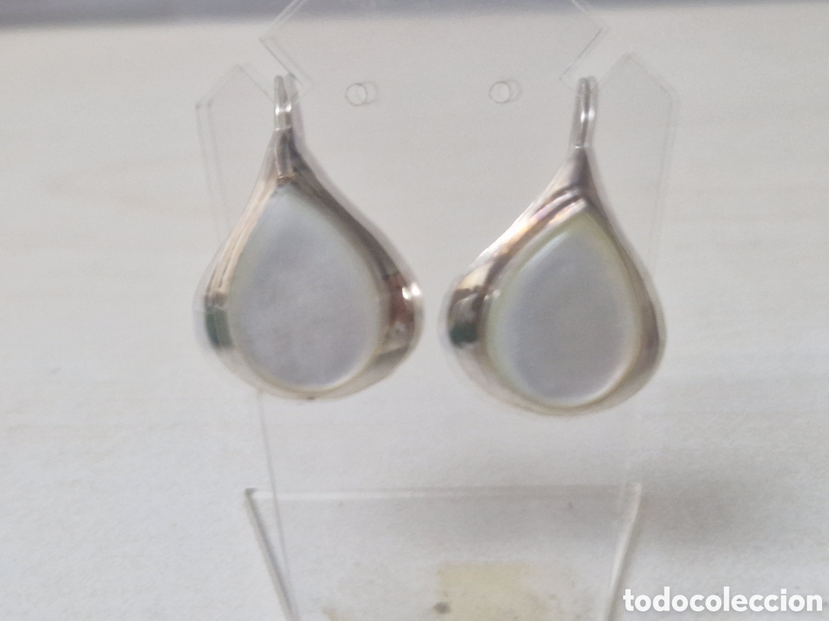 Joyeria: PENDIENTES PLATA Y NACAR NUEVOS - Foto 2
