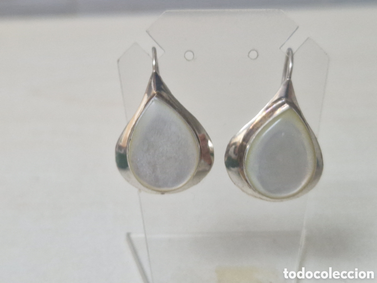 Joyeria: PENDIENTES PLATA Y NACAR NUEVOS - Foto 3