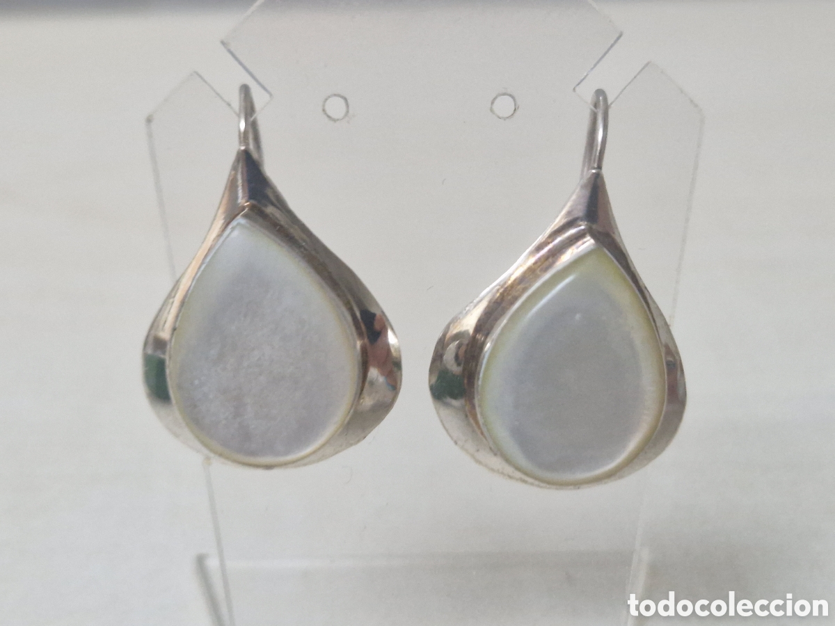 Joyeria: PENDIENTES PLATA Y NACAR NUEVOS - Foto 4
