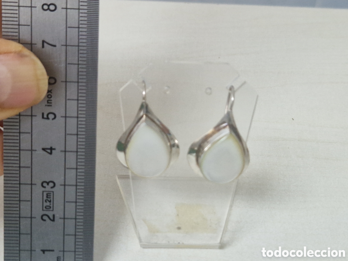 Joyeria: PENDIENTES PLATA Y NACAR NUEVOS - Foto 7