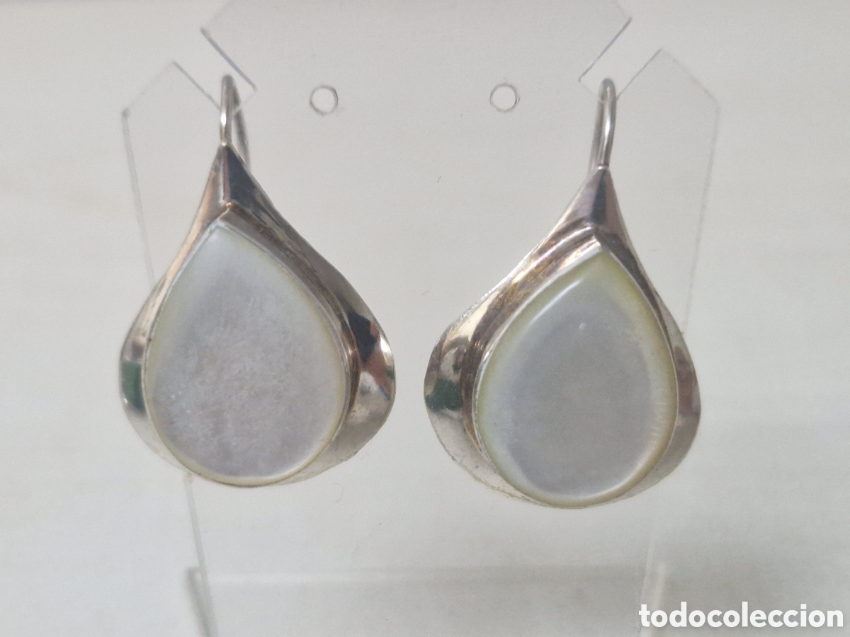 Joyeria: PENDIENTES PLATA Y NACAR NUEVOS - Foto 1