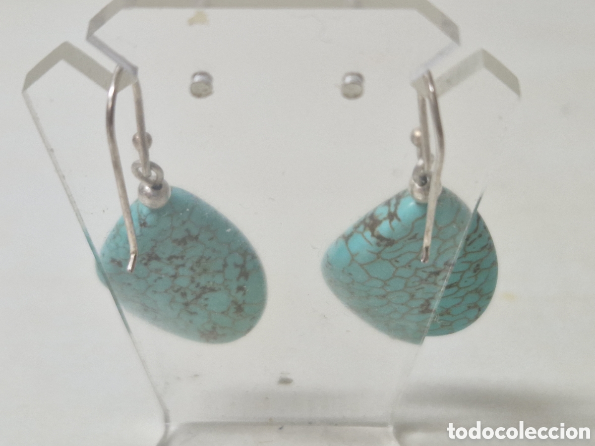 Joyeria: PENDIENTES PLATA Y TURQUESAS - Foto 4