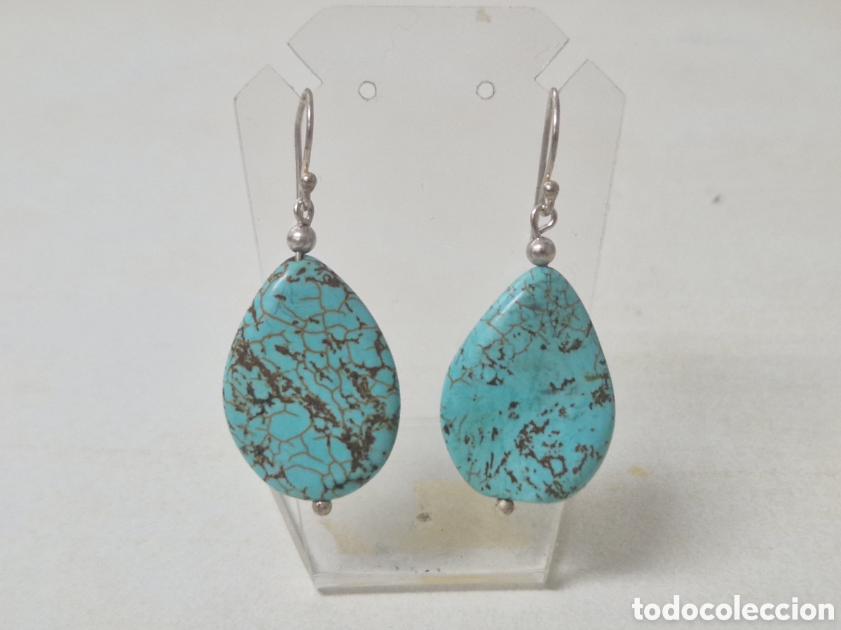 Joyeria: PENDIENTES PLATA Y TURQUESAS - Foto 6