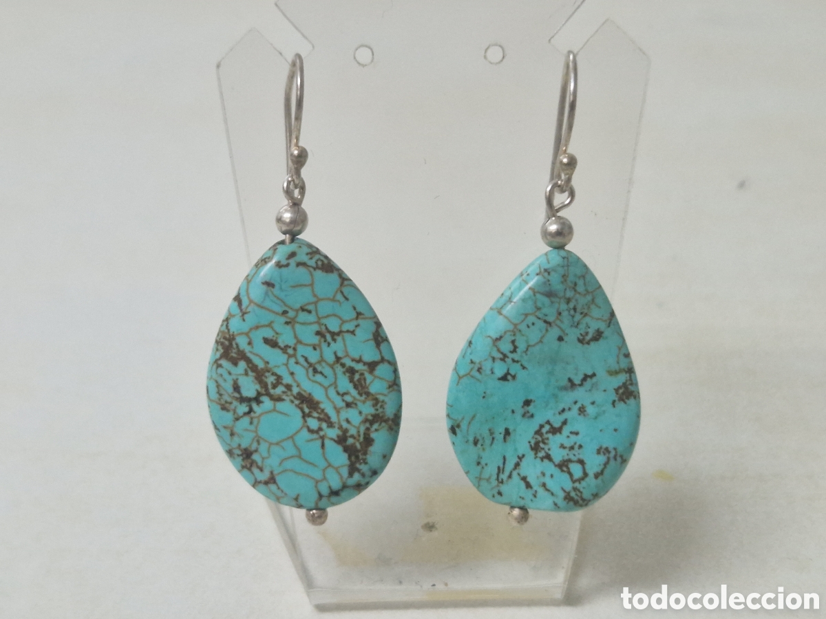 Joyeria: PENDIENTES PLATA Y TURQUESAS - Foto 7