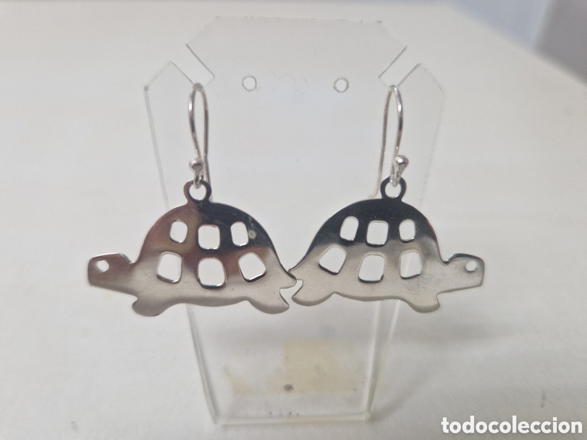 Joyeria: PENDIENTES DE PLATA DE LEY TORTUGAS - Foto 3