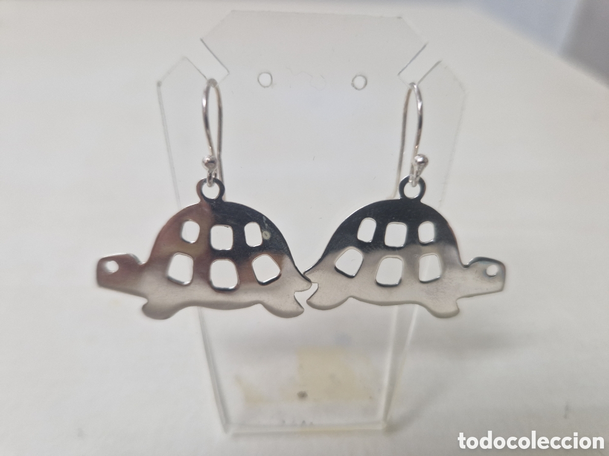 Joyeria: PENDIENTES DE PLATA DE LEY TORTUGAS - Foto 5