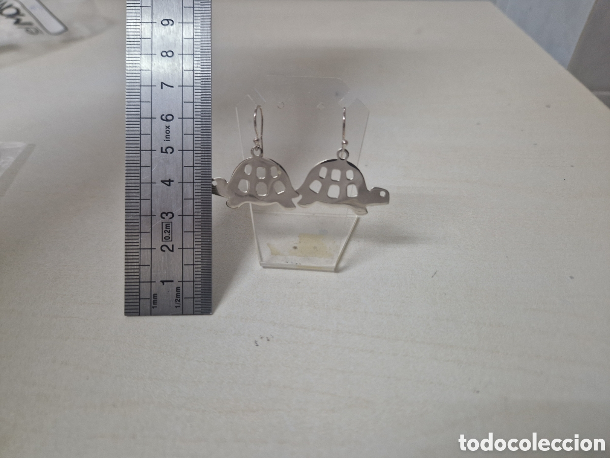 Joyeria: PENDIENTES DE PLATA DE LEY TORTUGAS - Foto 6