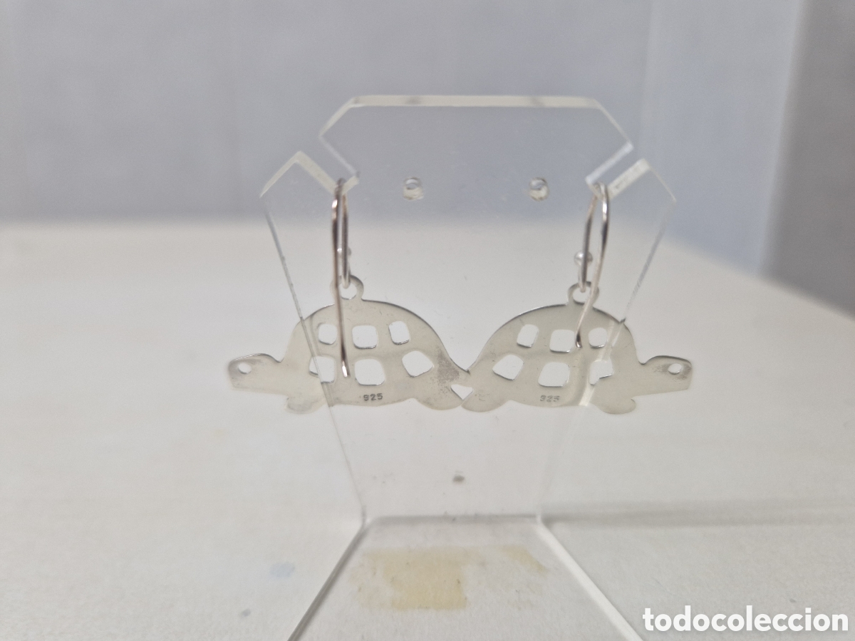 Joyeria: PENDIENTES DE PLATA DE LEY TORTUGAS - Foto 7
