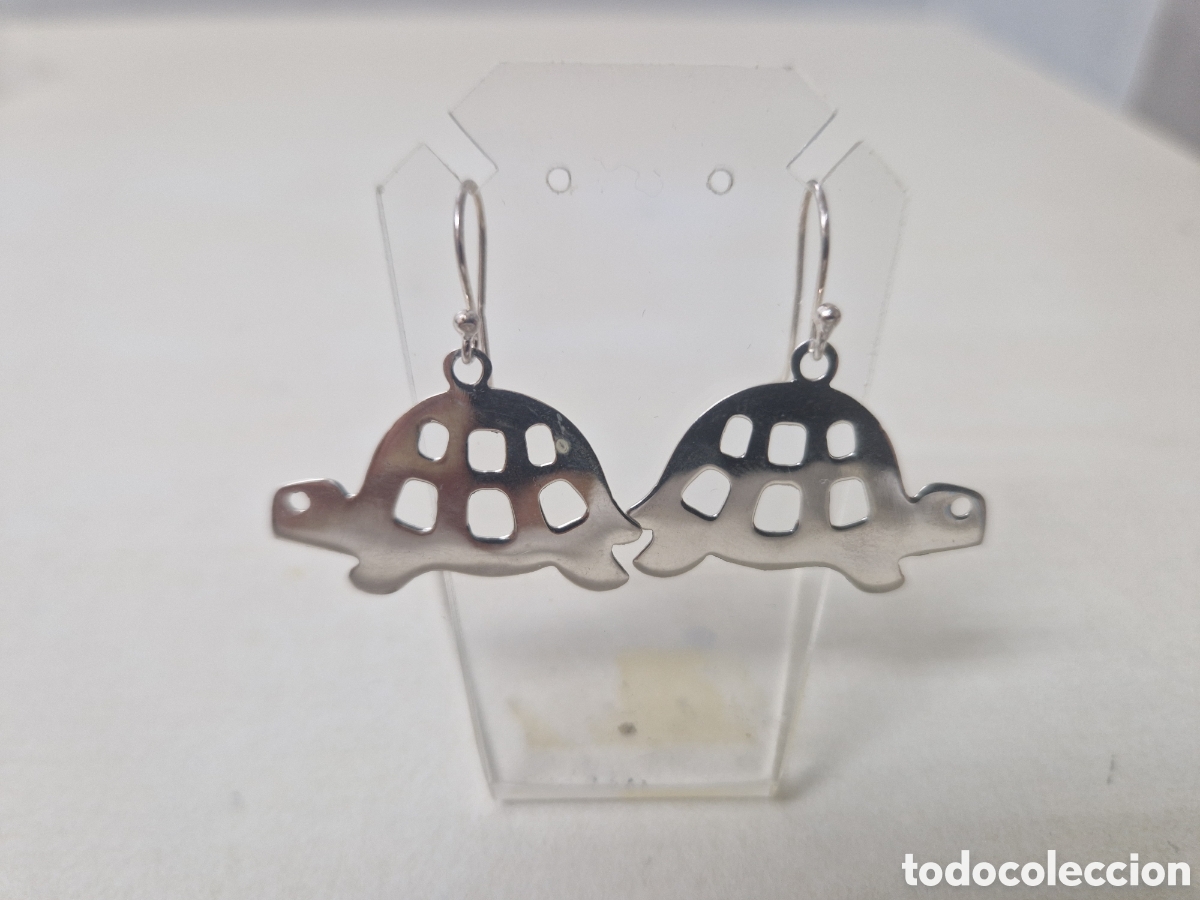 Joyeria: PENDIENTES DE PLATA DE LEY TORTUGAS - Foto 1