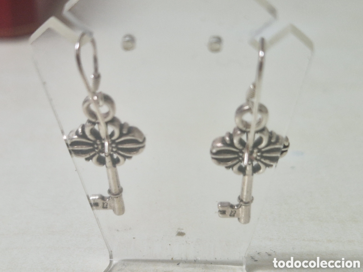 Joyeria: PENDIENTES PLATA DE LEY LLAVES - Foto 5