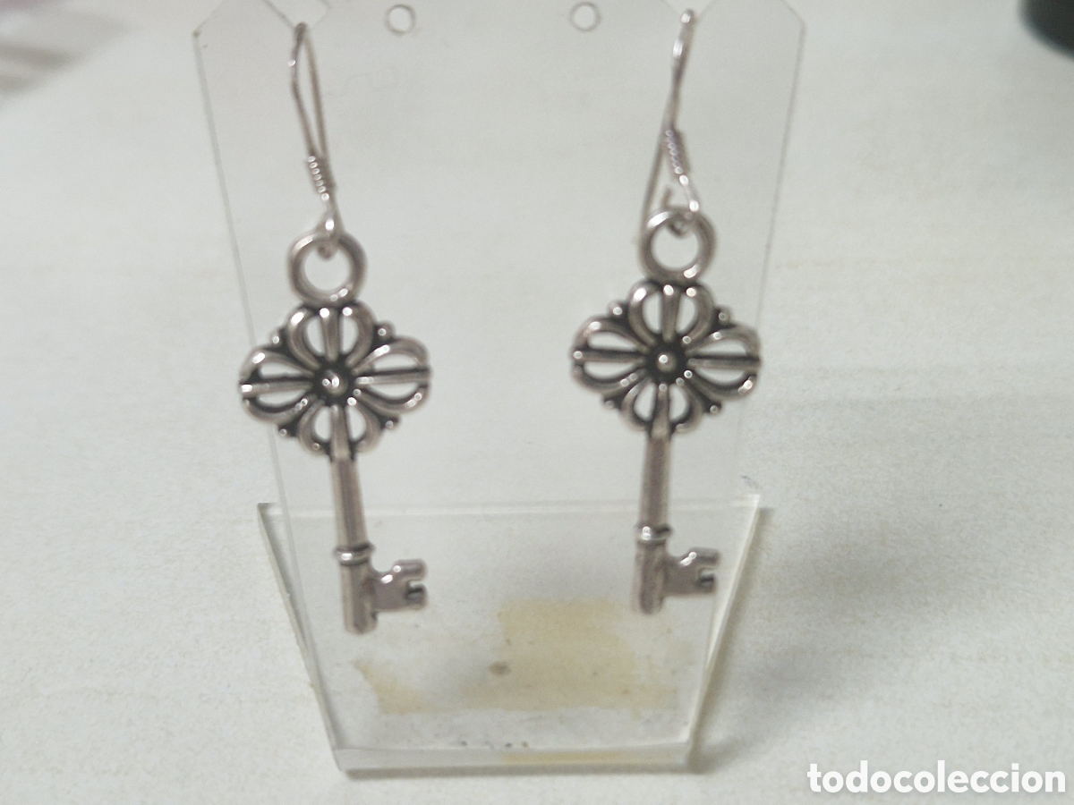 Joyeria: PENDIENTES PLATA DE LEY LLAVES - Foto 7