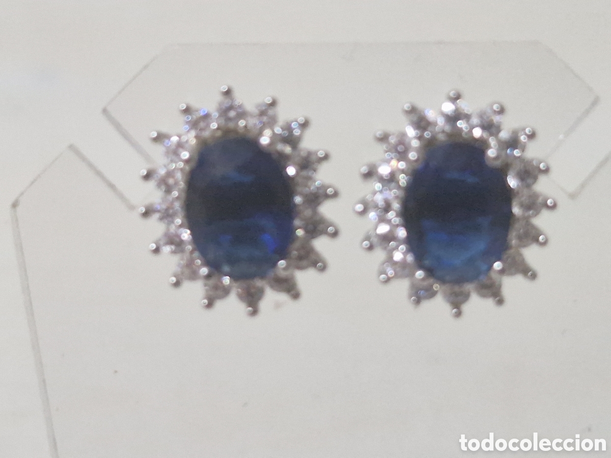 Joyeria: PENDIENTES PLATA DE LEY CUARZOS AZULES - Foto 5