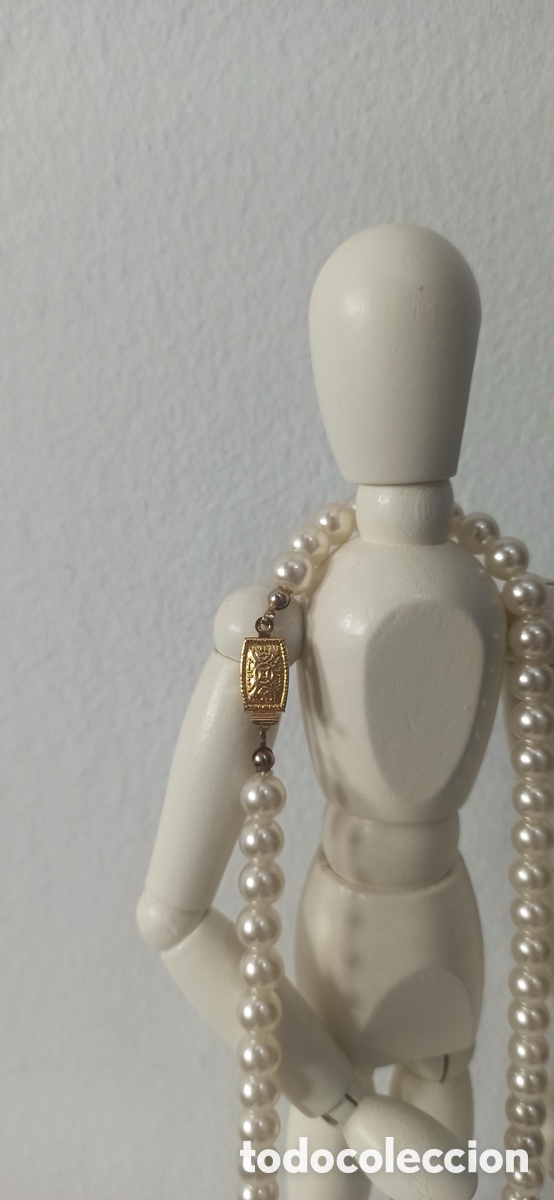 Joyeria: Collar de perlas- Cierre de metal dorado - Foto 1