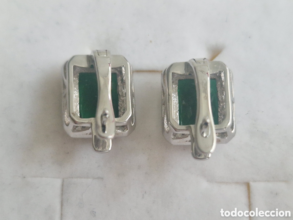 Joyeria: PENDIENTES PLATA CUARZO Y CIRCONITAS NUEVOS - Foto 7