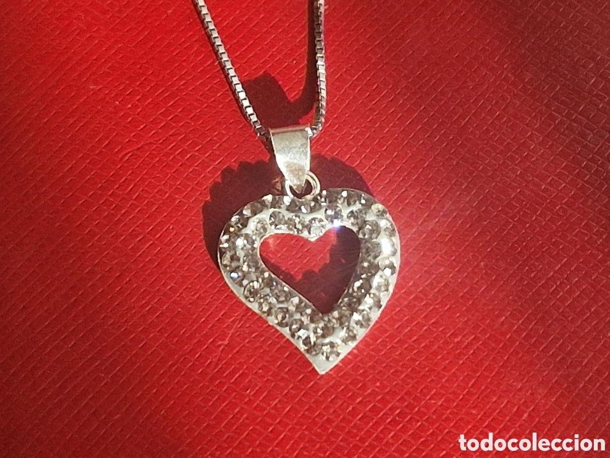 Joyeria: CADENA Y COLGANTE PLATA DE LEY CORAZON - Foto 3