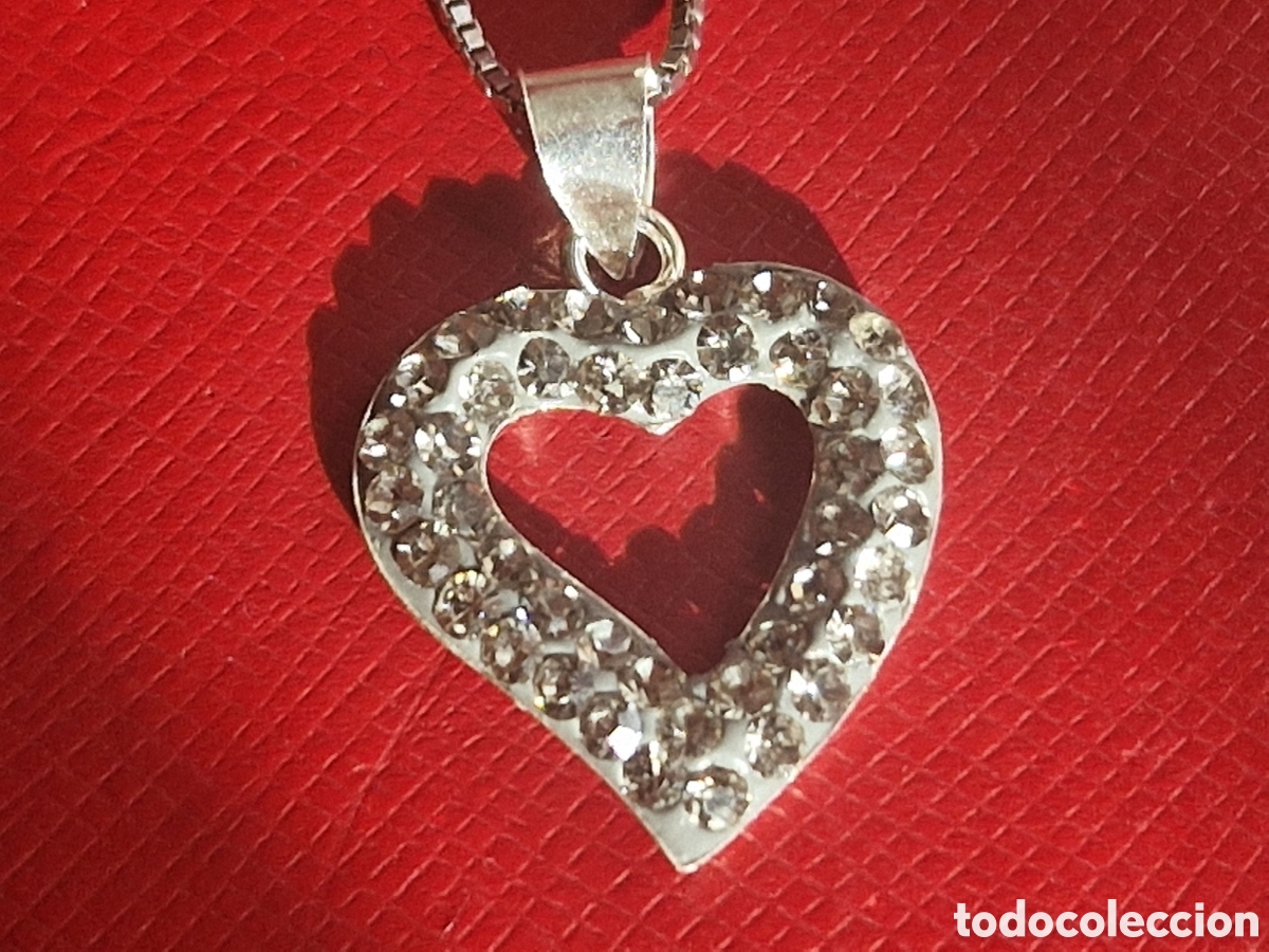 Joyeria: CADENA Y COLGANTE PLATA DE LEY CORAZON - Foto 4