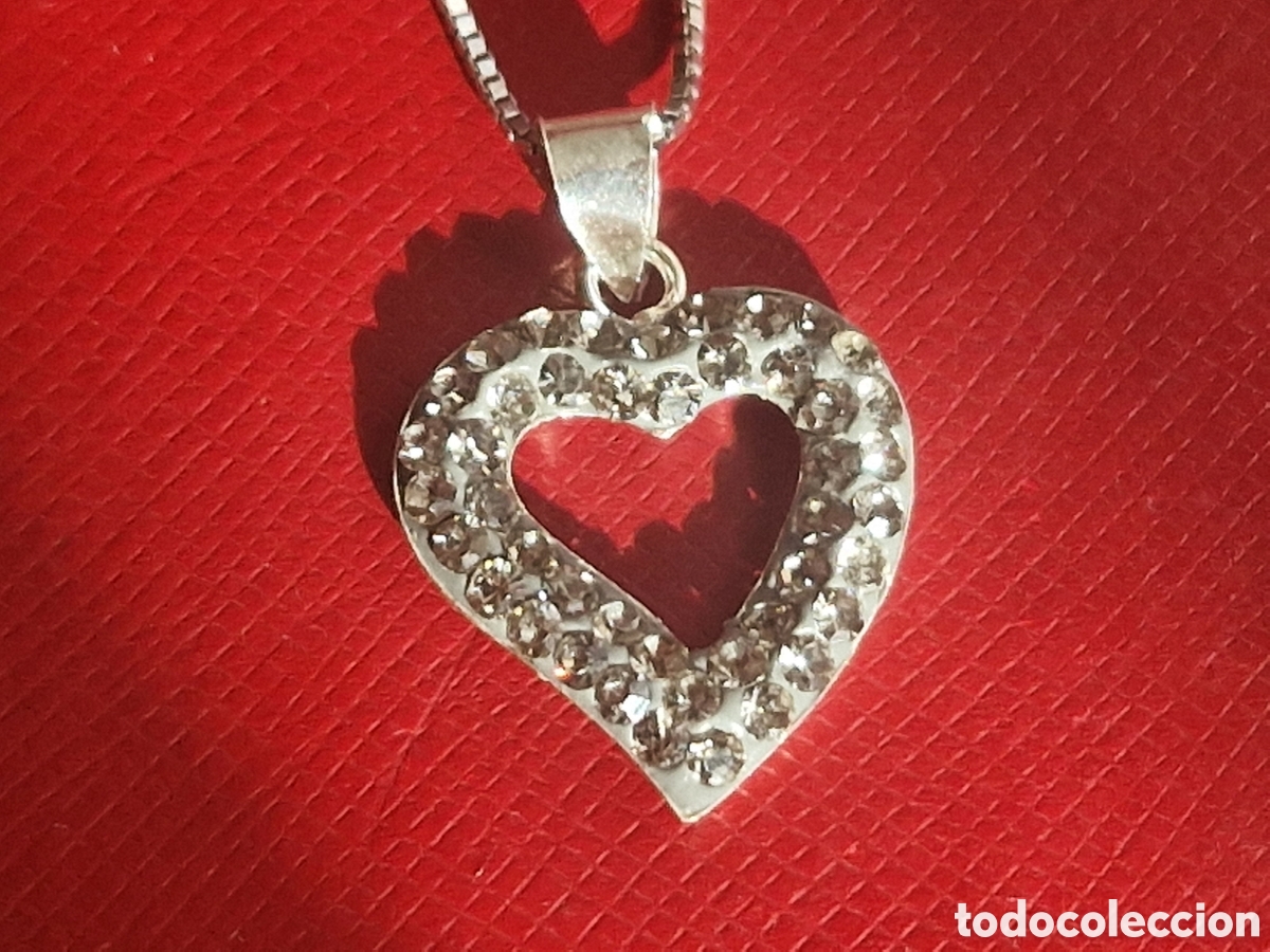 Joyeria: CADENA Y COLGANTE PLATA DE LEY CORAZON - Foto 1