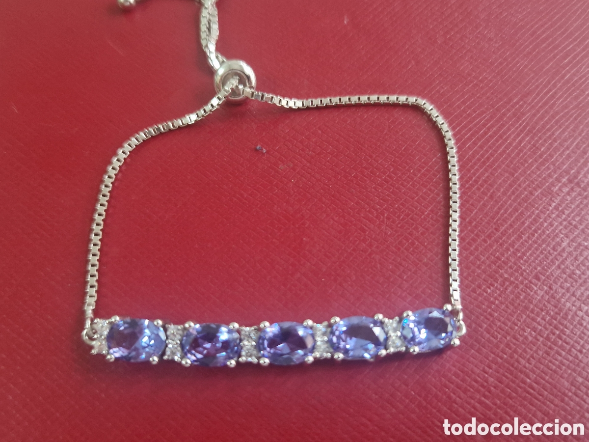 Joyeria: PULSERA DE PLATA Y PIEDRAS DE COLORES - Foto 4