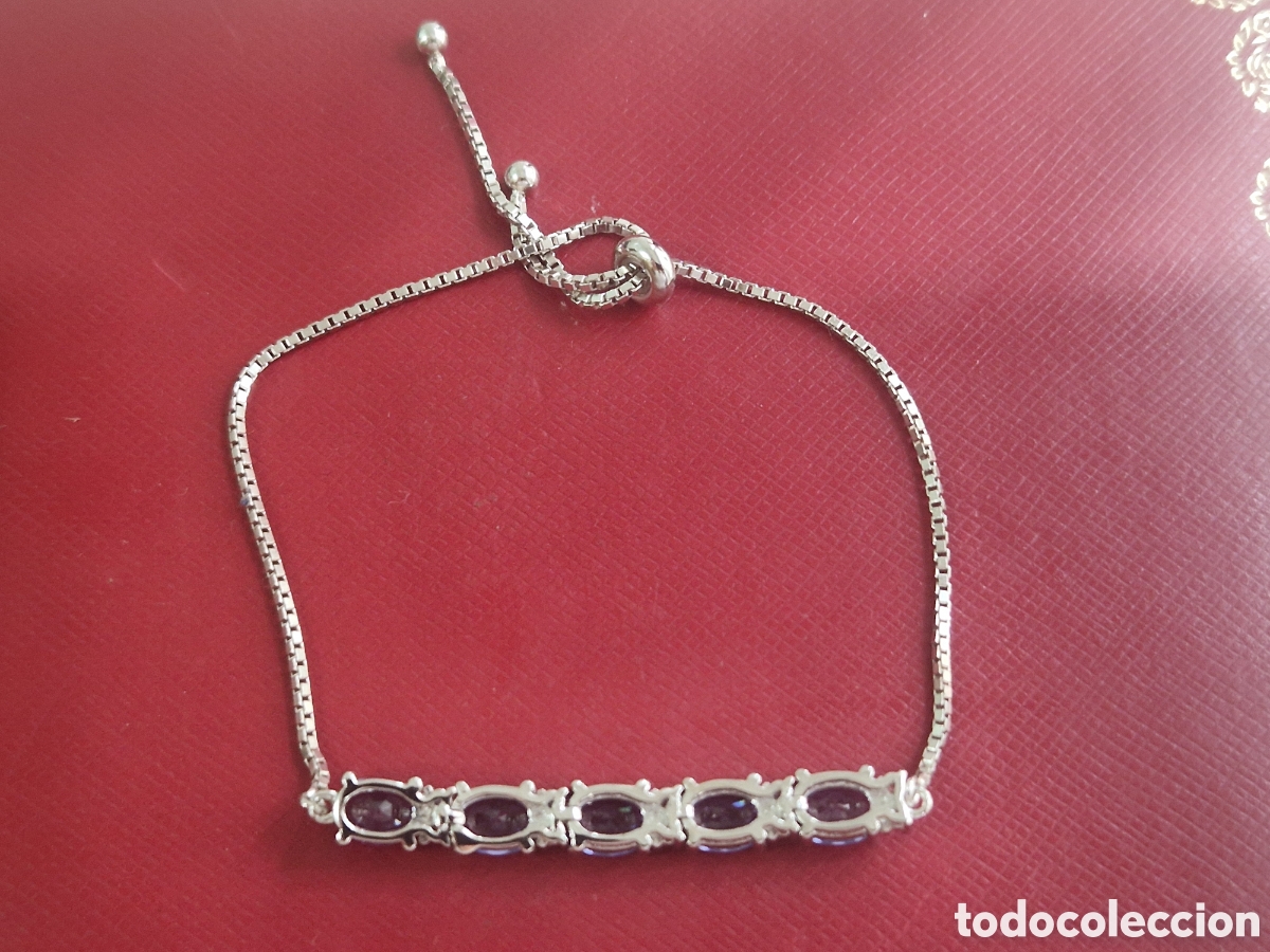 Joyeria: PULSERA DE PLATA Y PIEDRAS DE COLORES - Foto 6