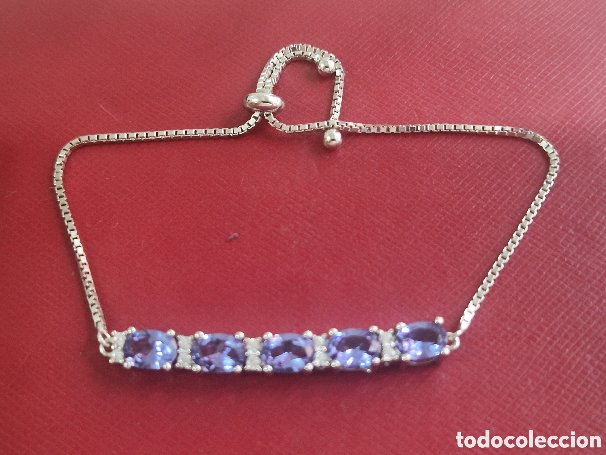 Joyeria: PULSERA DE PLATA Y PIEDRAS DE COLORES - Foto 7