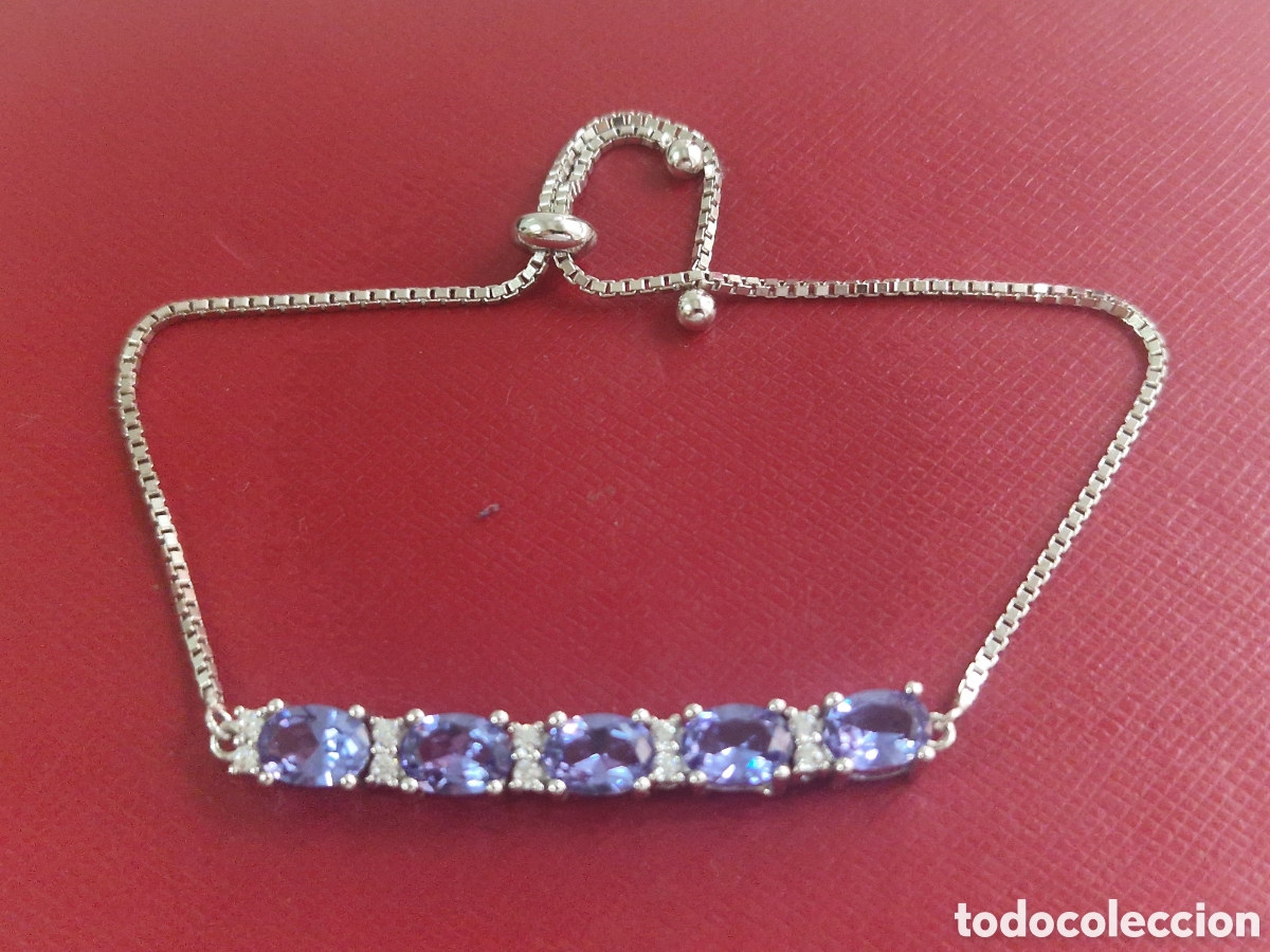 Joyeria: PULSERA DE PLATA Y PIEDRAS DE COLORES - Foto 8