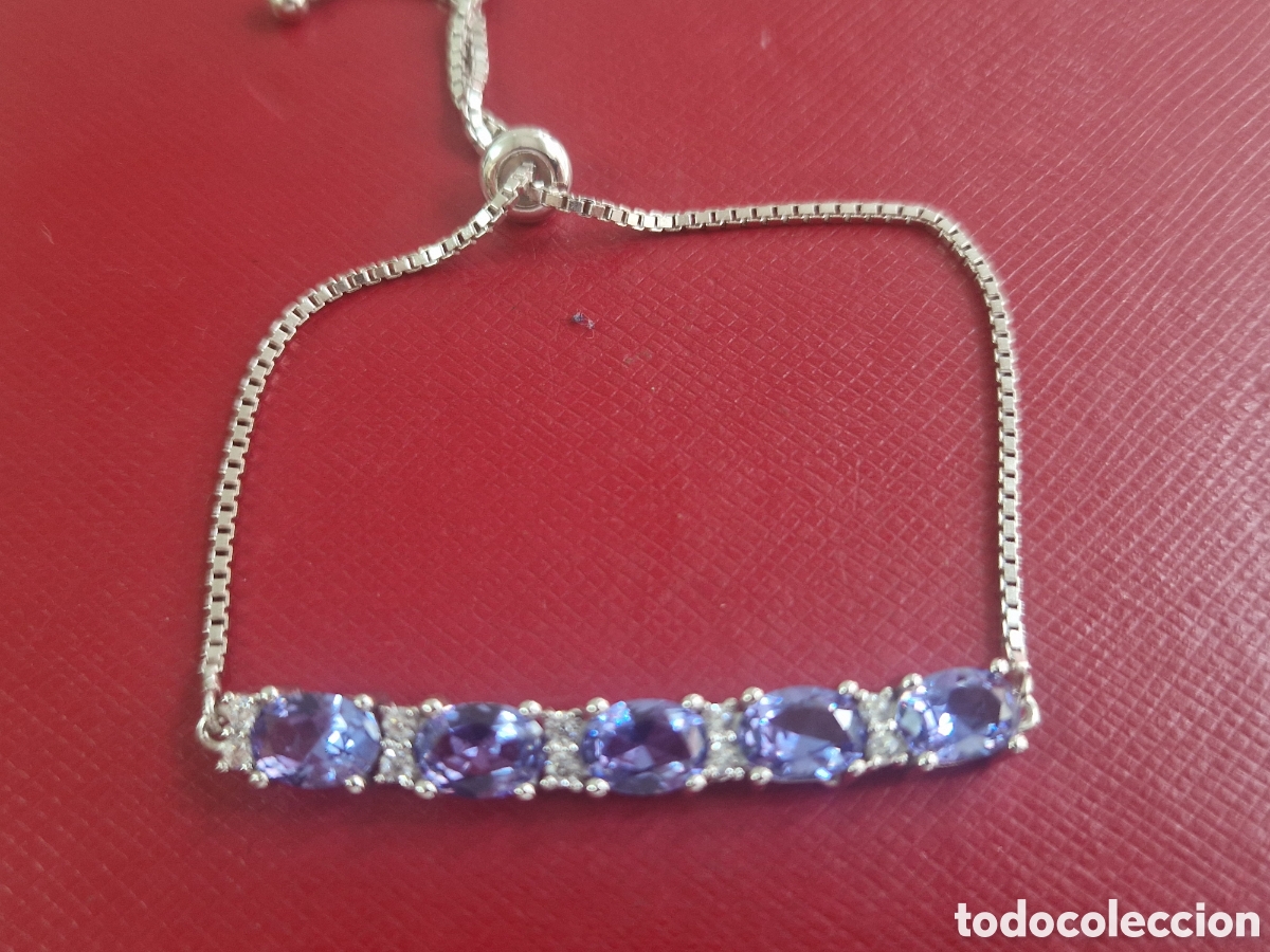 Joyeria: PULSERA DE PLATA Y PIEDRAS DE COLORES - Foto 1