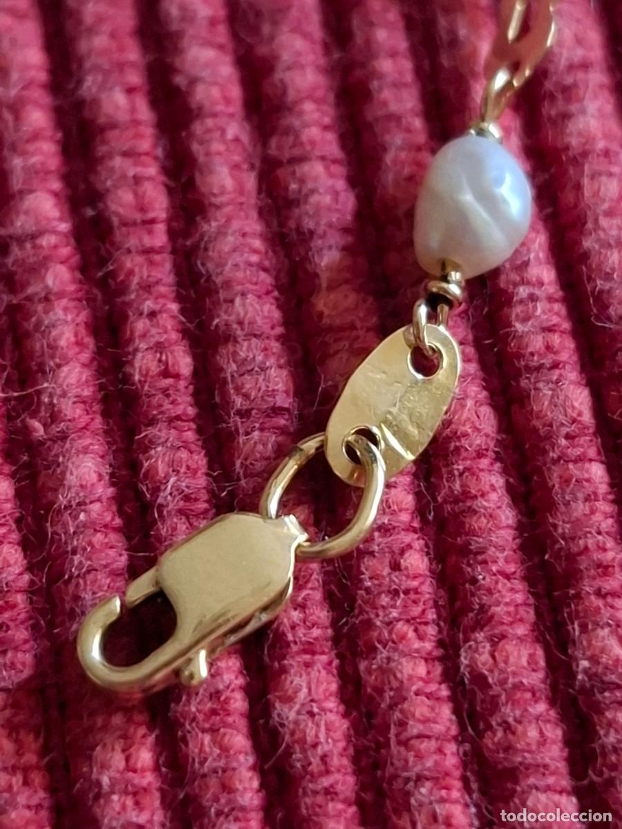 Joyeria: ANTIGUA PULSERA ORO Y PERLAS - Foto 3