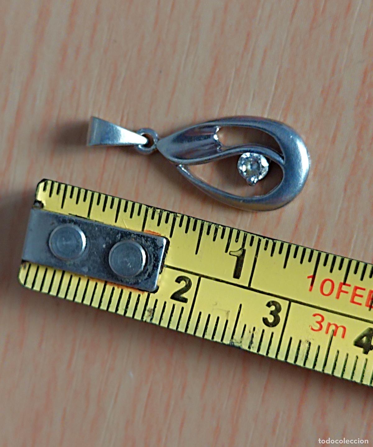Joyeria: Colgante de plata de ley con circonita. - Foto 3