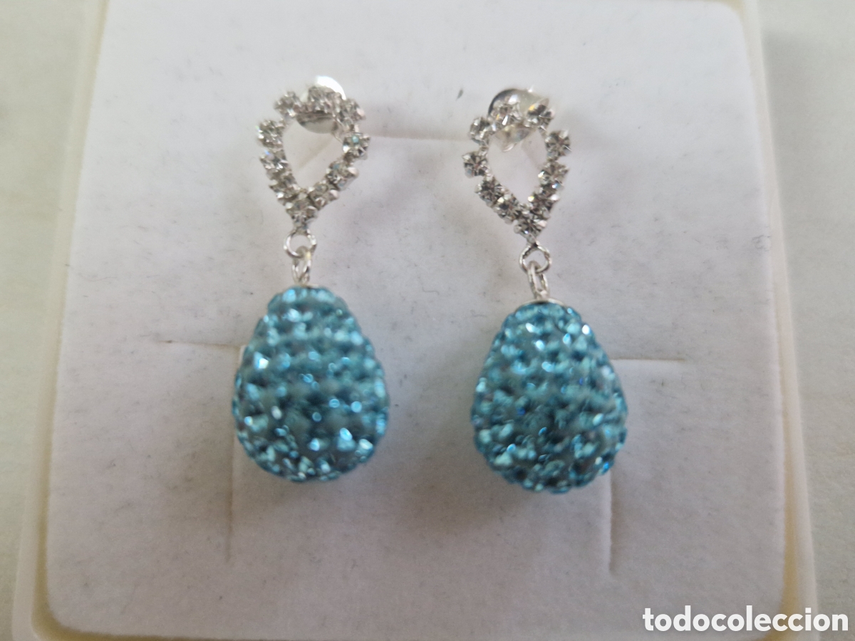 Joyeria: PENDIENTES PLATA Y PIEDRAS DE COLORES - Foto 2