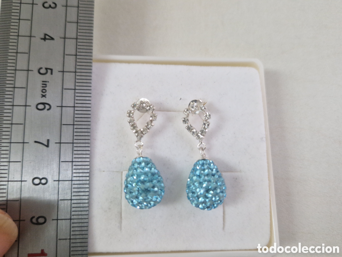 Joyeria: PENDIENTES PLATA Y PIEDRAS DE COLORES - Foto 4