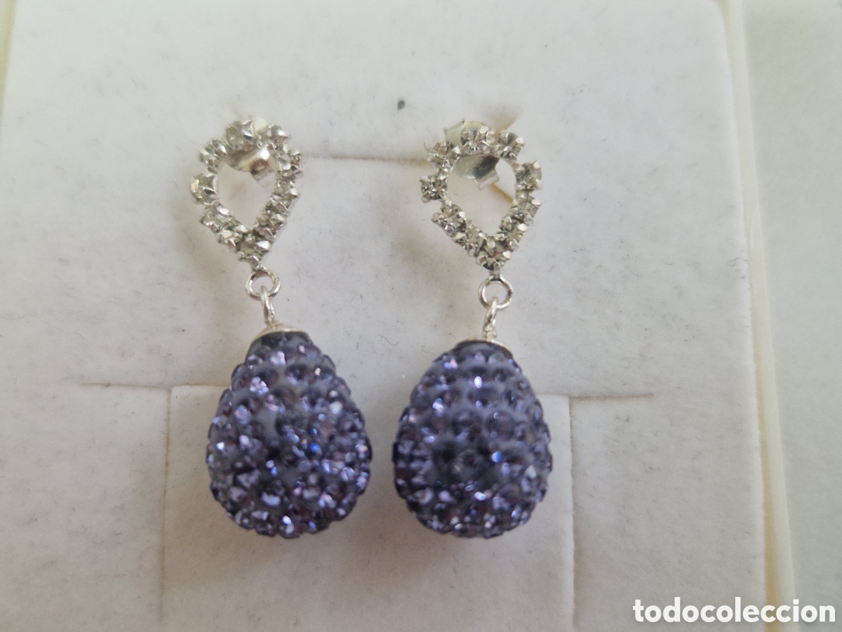 Joyeria: PENDIENTES PLATA Y PIEDRAS DE COLORES - Foto 2