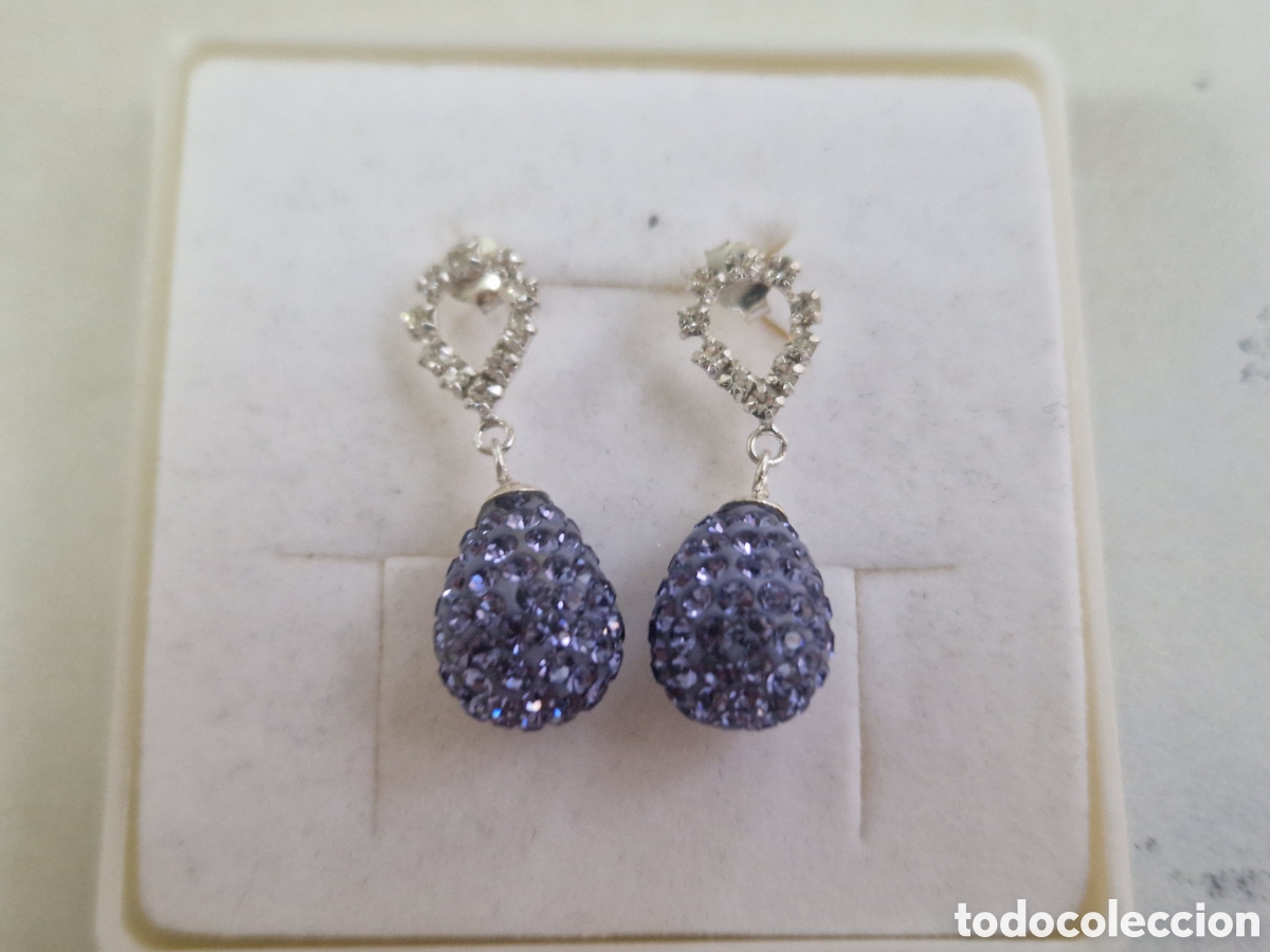 Joyeria: PENDIENTES PLATA Y PIEDRAS DE COLORES - Foto 3