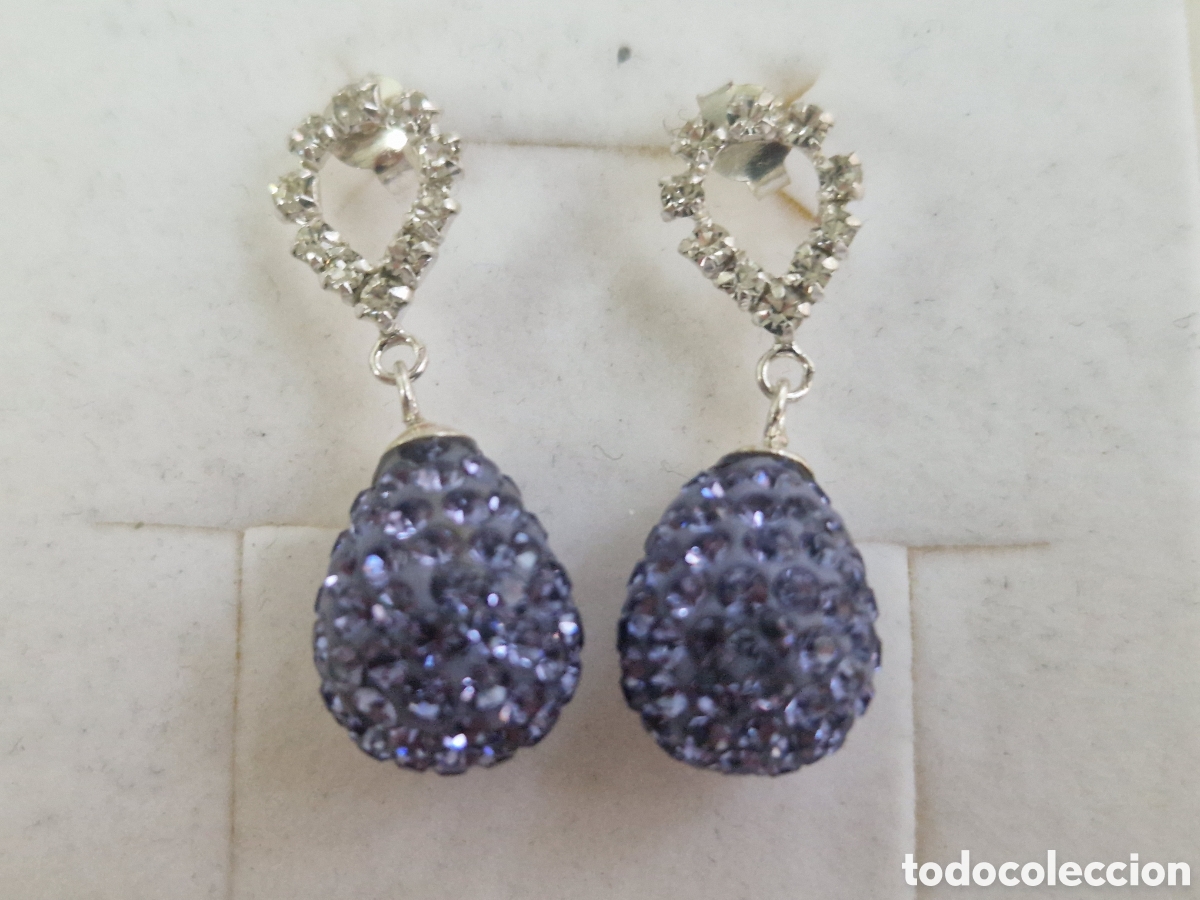 Joyeria: PENDIENTES PLATA Y PIEDRAS DE COLORES - Foto 4